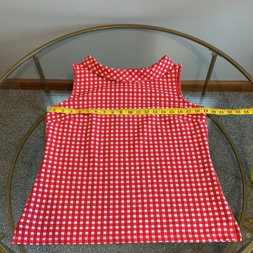 Talbots Sleeveless Gingham Top - Picture 10 of 16